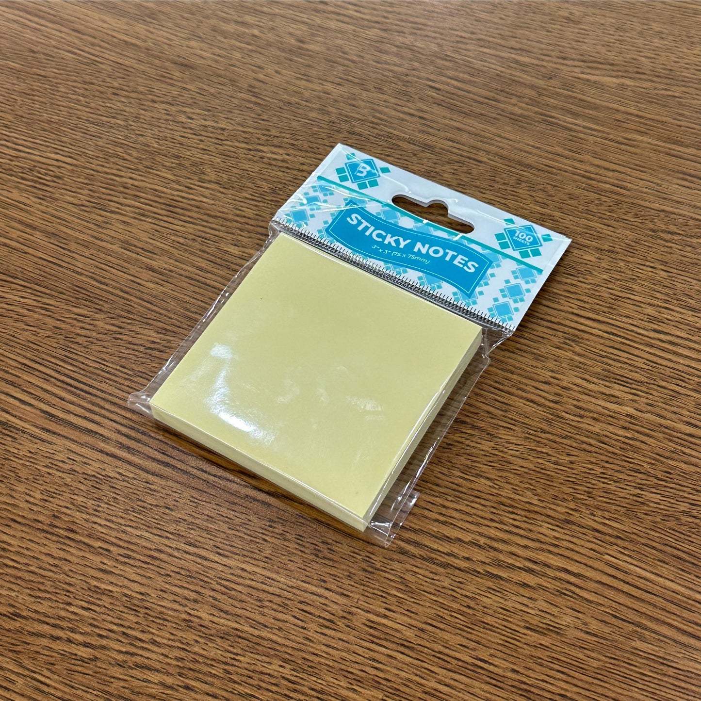 1 PK 100 CT STICKY NOTES 3 X 3 IN YELLOW
