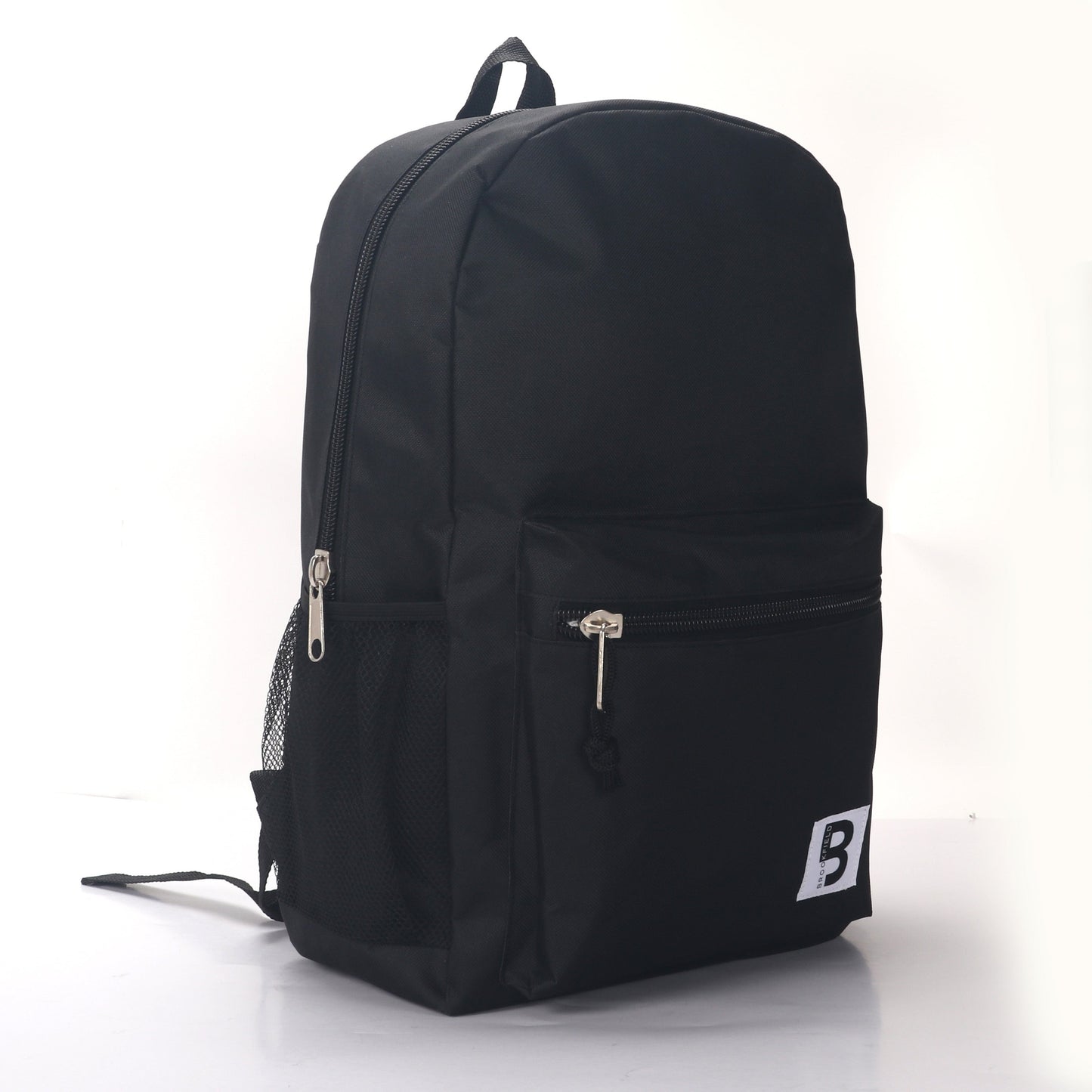 19 IN SCHOOL BACKPACK 2 MESH SIDE POCKETS ASSORTED