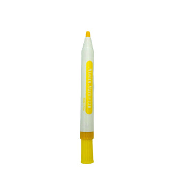 Yellow and white Mighty Mark #130 pen.