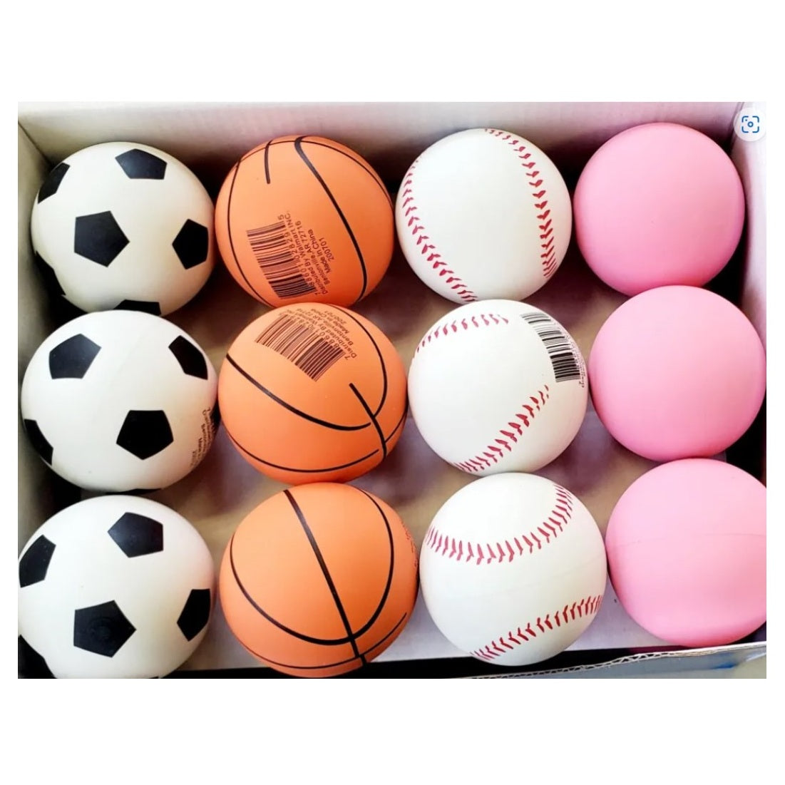 2.5 IN RUBBER HIGH BOUNCE BALL ASSORTED
