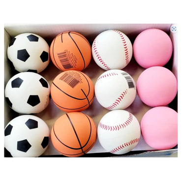 2.5 IN RUBBER HIGH BOUNCE BALL ASSORTED