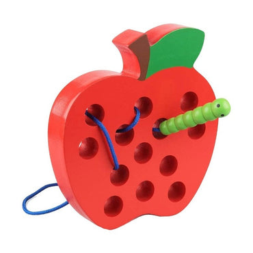 WOODEN LACING APPLE