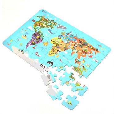 48 PC WORLD MAP JIGSAW PUZZLE