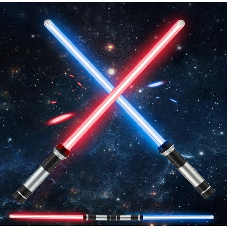 TWO RETRACTABLE LIGHT SABERS