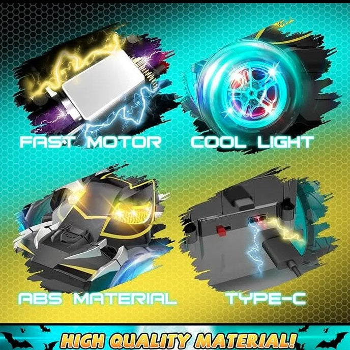 BLUE ROTATING CAR REMOTE CONTROLLED