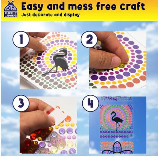 3 PK GEMSTONE SUNCATCHER
