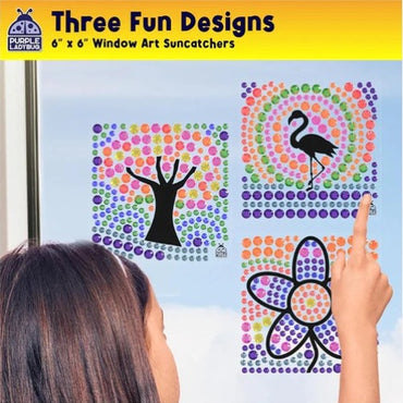 3 PK GEMSTONE SUNCATCHER