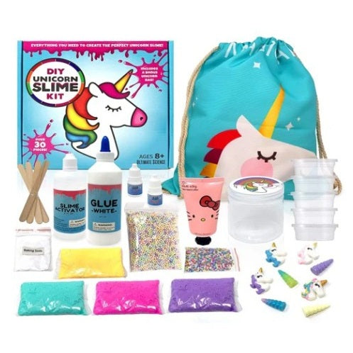 30 PC DIY UNICORN SLIME KIT