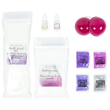 DO IT YOURSELF LAVENDER DREAM BATH BOMBS