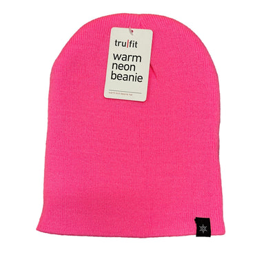 ADULT KNIT BEANIE NEON HAT ASSORTED