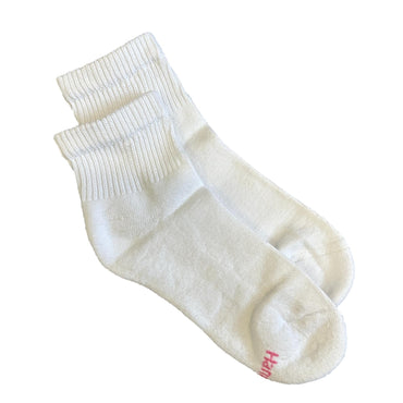 6 PK WHITE LADIES ANKLE SOCK SHOE SIZE: 5-9