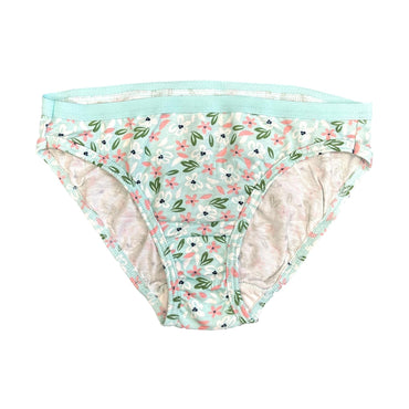Paquete de 6 bikinis de algodón para niñas, colores surtidos y tallas 4-16