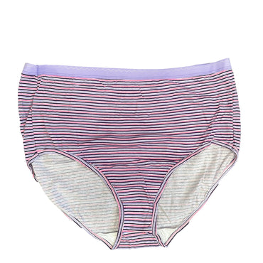 3 PC LADIES HI-CUT UNDERWEAR PLUS SIZES 9-13 ASSORTED