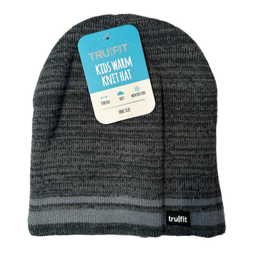 BOY'S KNIT BEANIE HAT ASSORTED