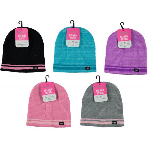 GIRL'S KNIT BEANIE HAT ASSORTED