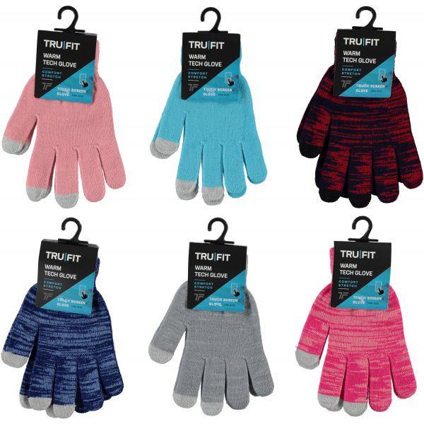 WOMEN'S TOUCH SCREEN GLOVES ASSORTED