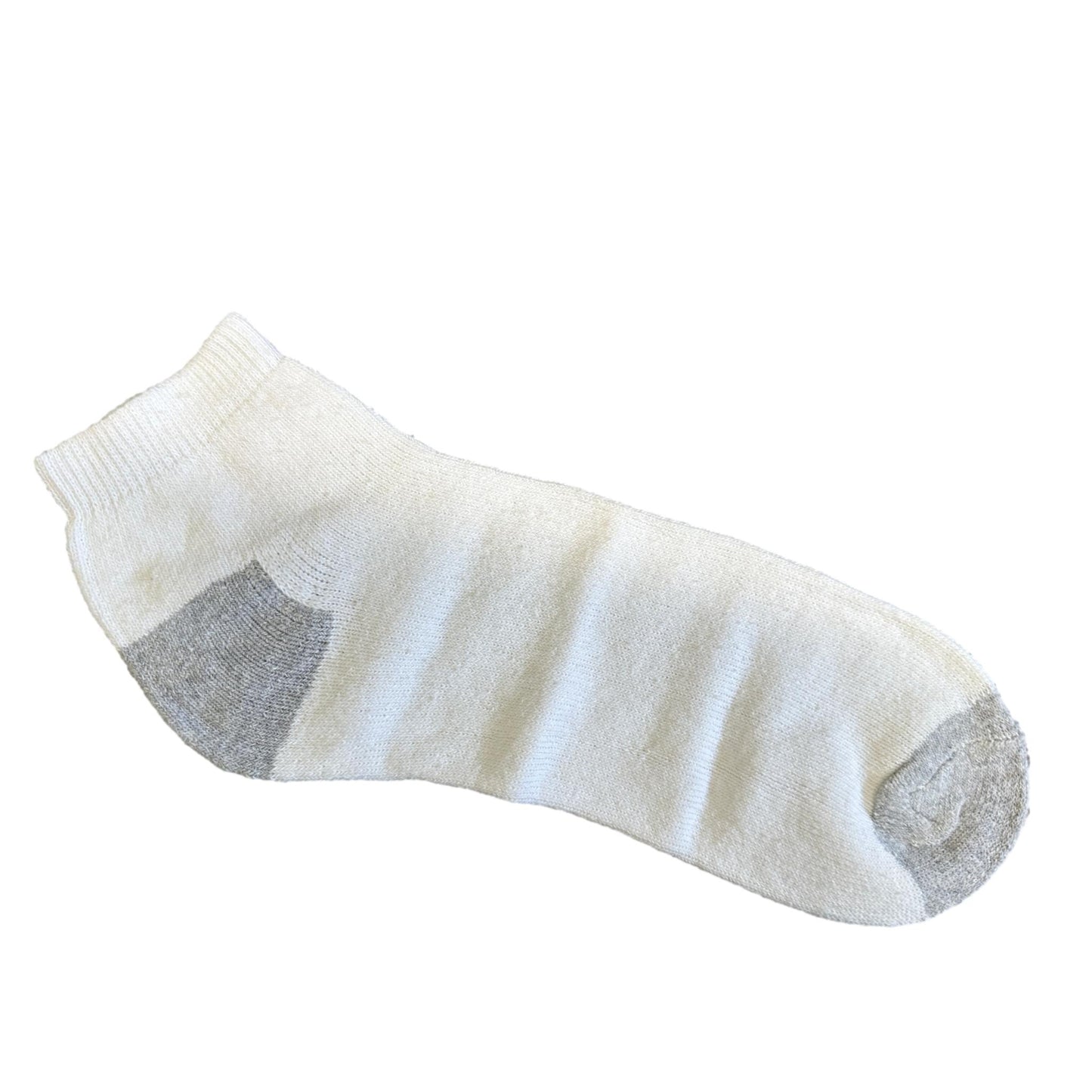 6 PC ADULT WHITE LOW CUT SOCKS SHOE SIZE 10-13