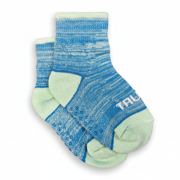 6 PC TODDLER HIGH-ANKLE GRIP SOCK SIZE: 2T-4T ASSORTED