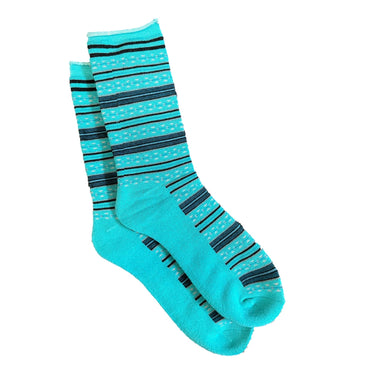 2 PC WOMEN'S WARM CREW SOCKS SHOE SIZE 5-9 ASSORTED