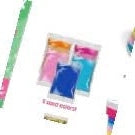Here are some alt tag options for the image you sent:
* Colorful sand art supplies in plastic bags.
* Sand art kit with blue, pink, orange, and teal sand.
* Sand art set with colored sand.