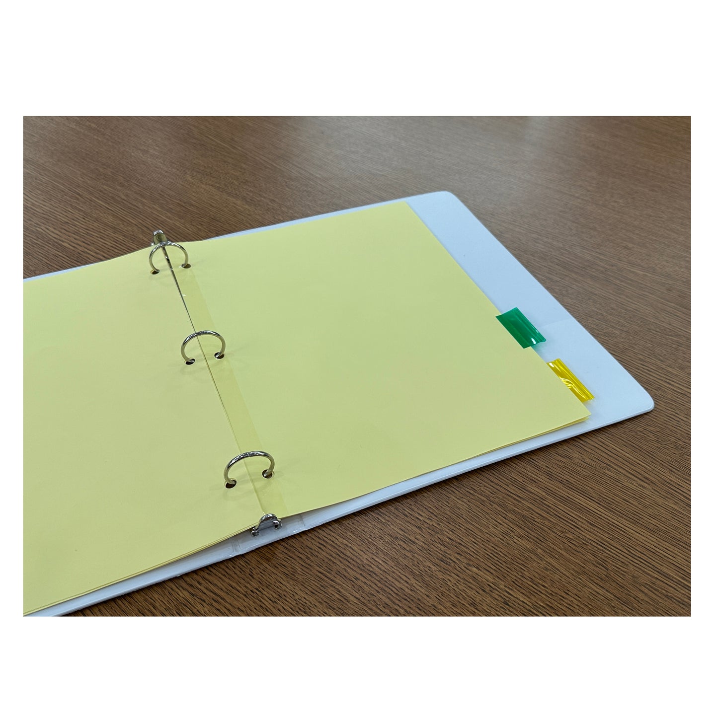 5 TAB BINDER DIVIDERS INSERTABLE COLOR TABS