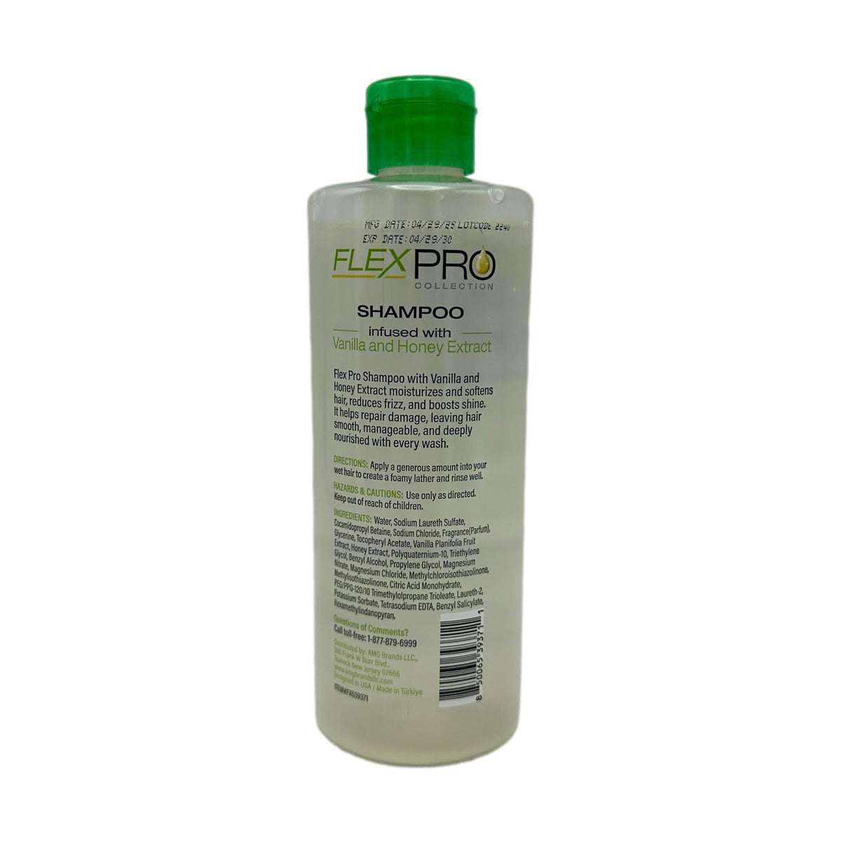 16.9 OZ SHAMPOO INFUSED WITH VANILLA & HONEY EXTRACT