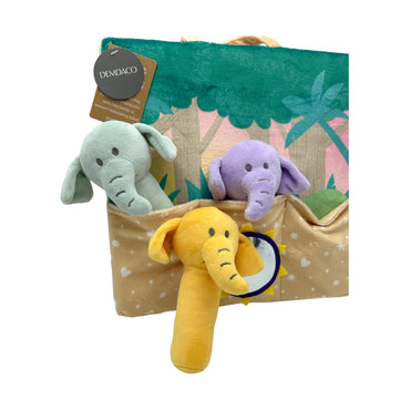 3 PC ELEPHANT RATTLE STAND