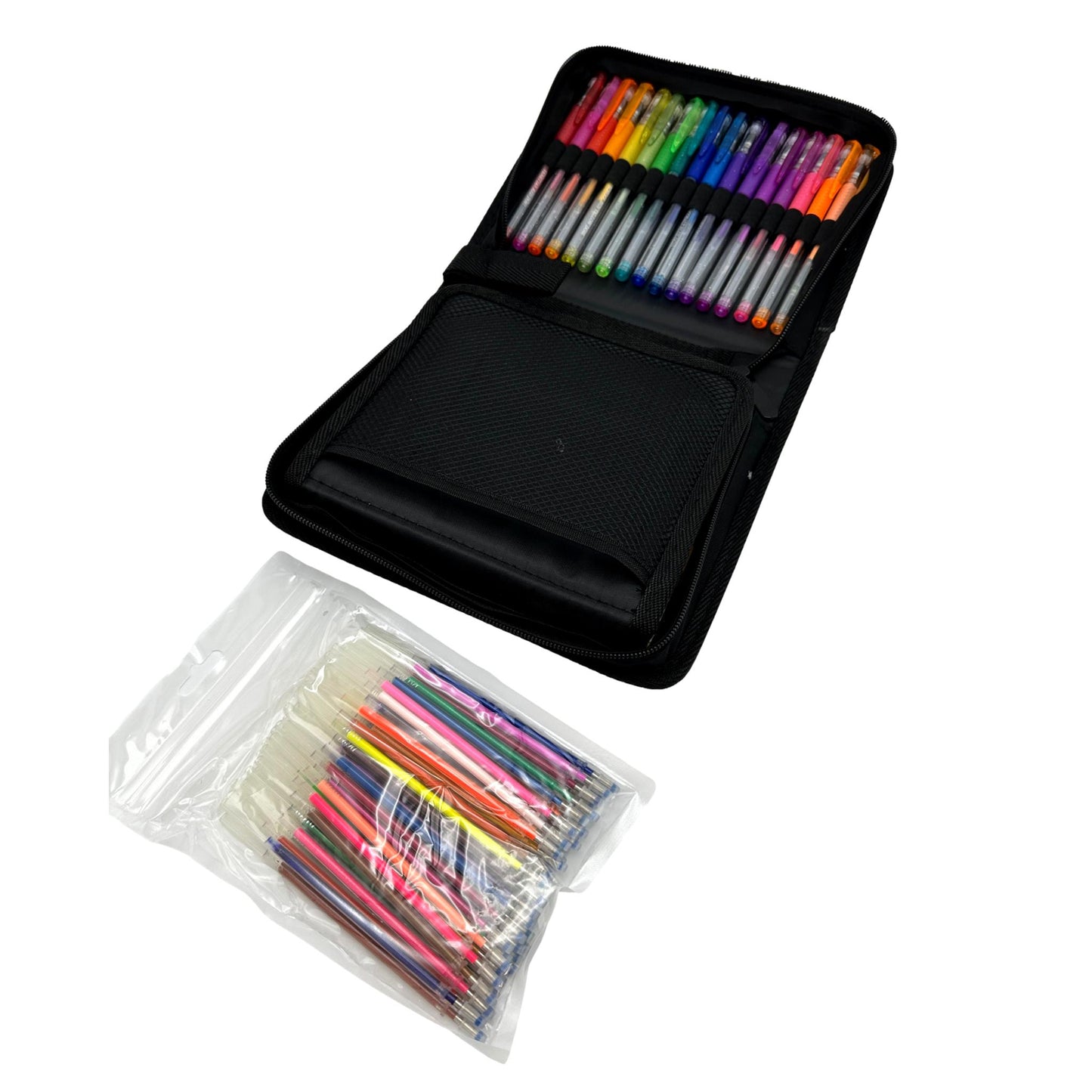 48 GEL PENS AND REFILLS SET
