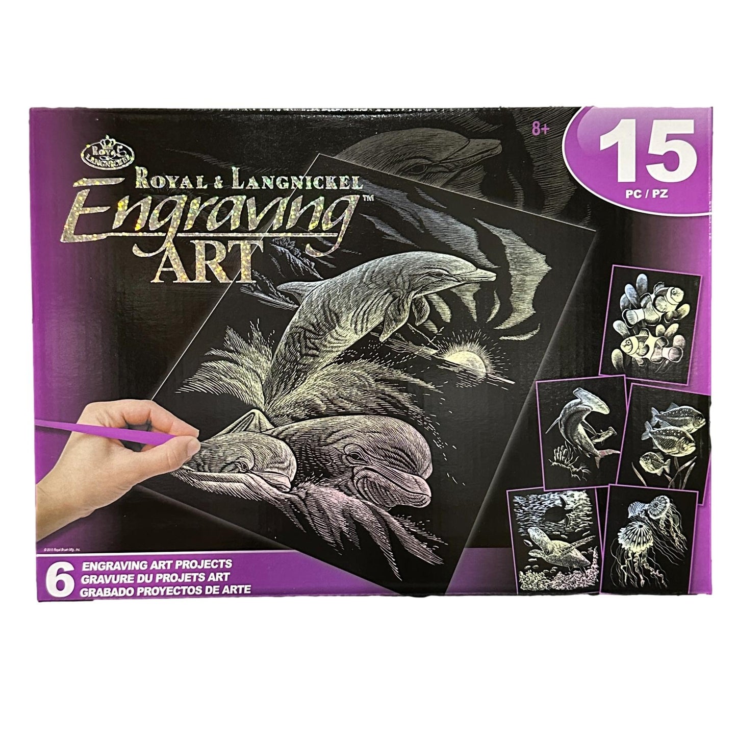 15 PC ENGRAVING ART PROJECTS ASSORTED