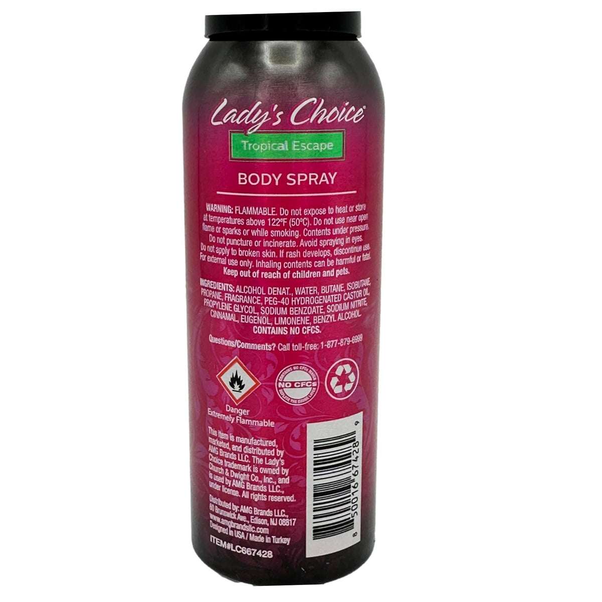 3 OZ TROPICAL ESCAPE BODY SPRAY