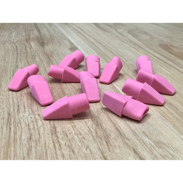 12 CT PENCIL CAP ERASERS
