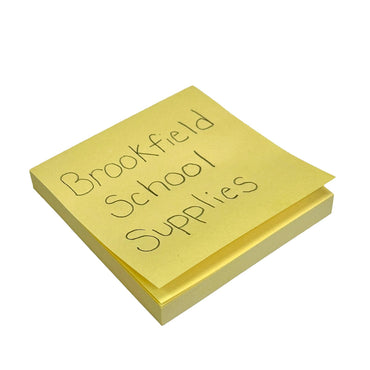 1 PC 100 CT STICKY NOTES 3 X 3 IN YELLOW
