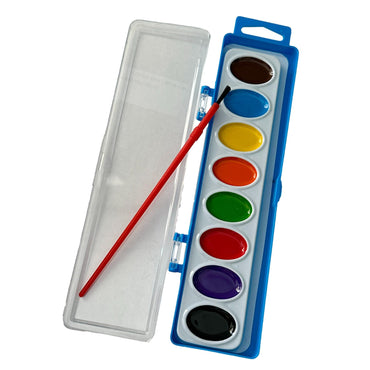 8 CT WATERCOLOR W/ BRUSH