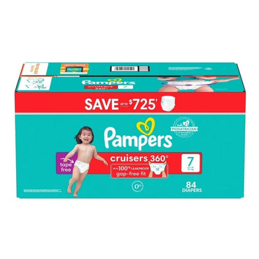 84 CT PAMPER'S SIZE 7 CRUISERS 360 DIAPER