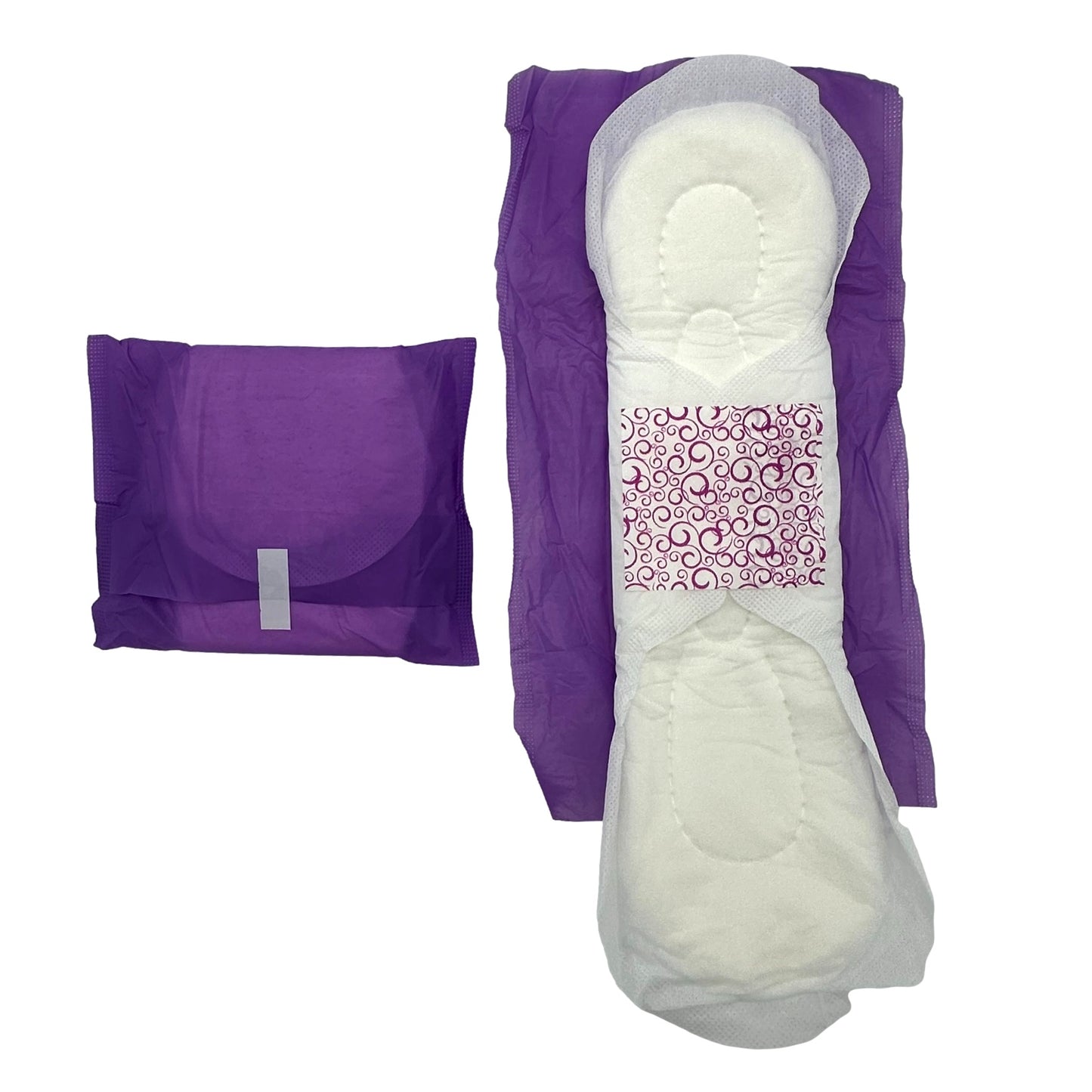 8 CT OVERNIGHT MAXI PADS WITH WINGS
