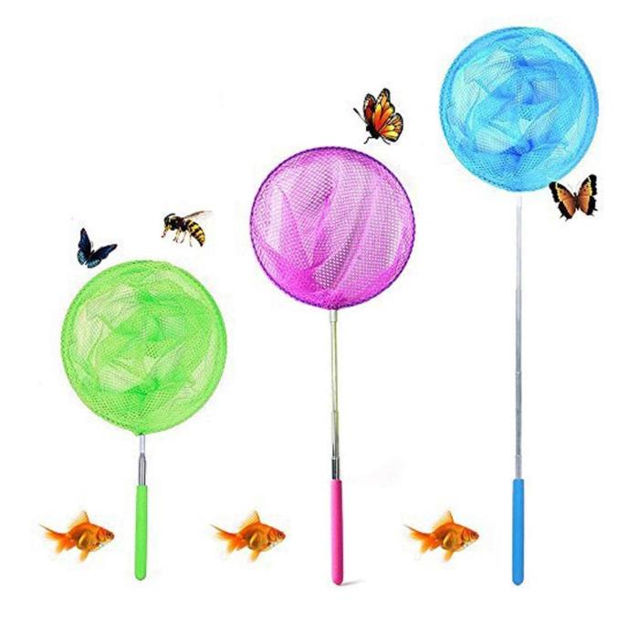 TELESCOPIC BUTTERFLY NET ASSORTED