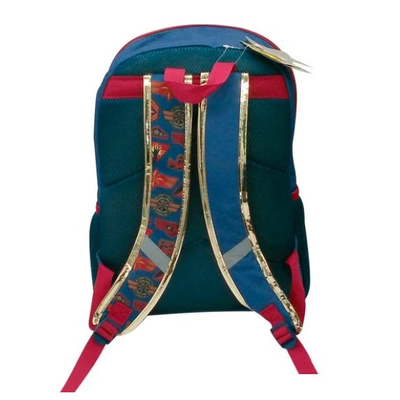 CAPTAIN MARVEL GOLD MOLDED STAR SCHOOL BACKPACK