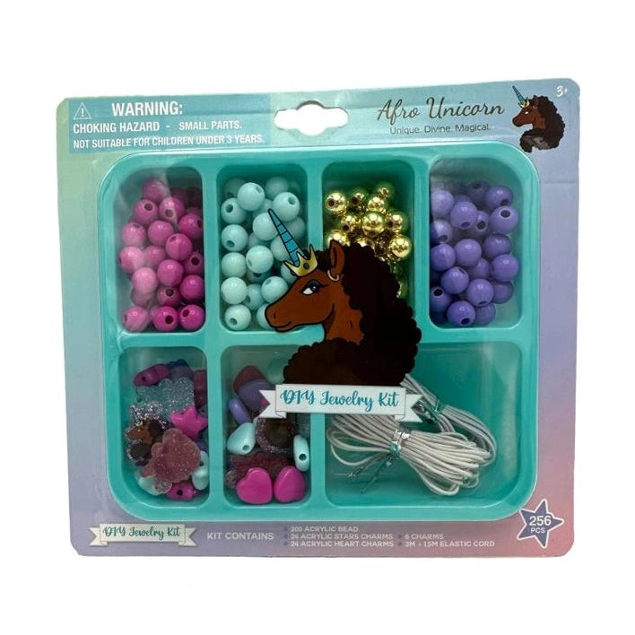 AFRO UNICORN 256 PC BEAD KIT