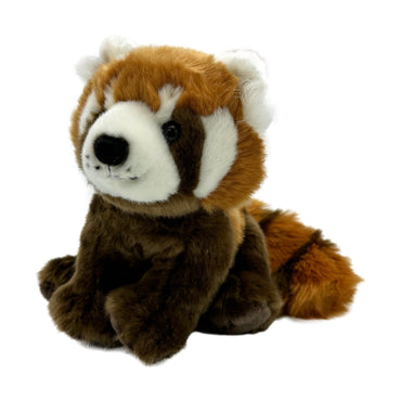 Stuffed red panda toy.