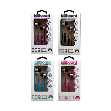TITANIUM CORDED EARBUDS ASSORTED
