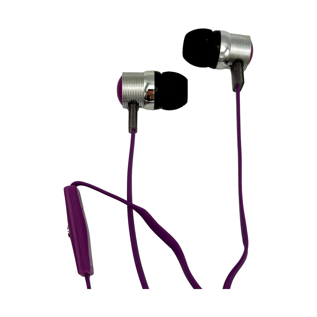 TITANIUM CORDED EARBUDS ASSORTED