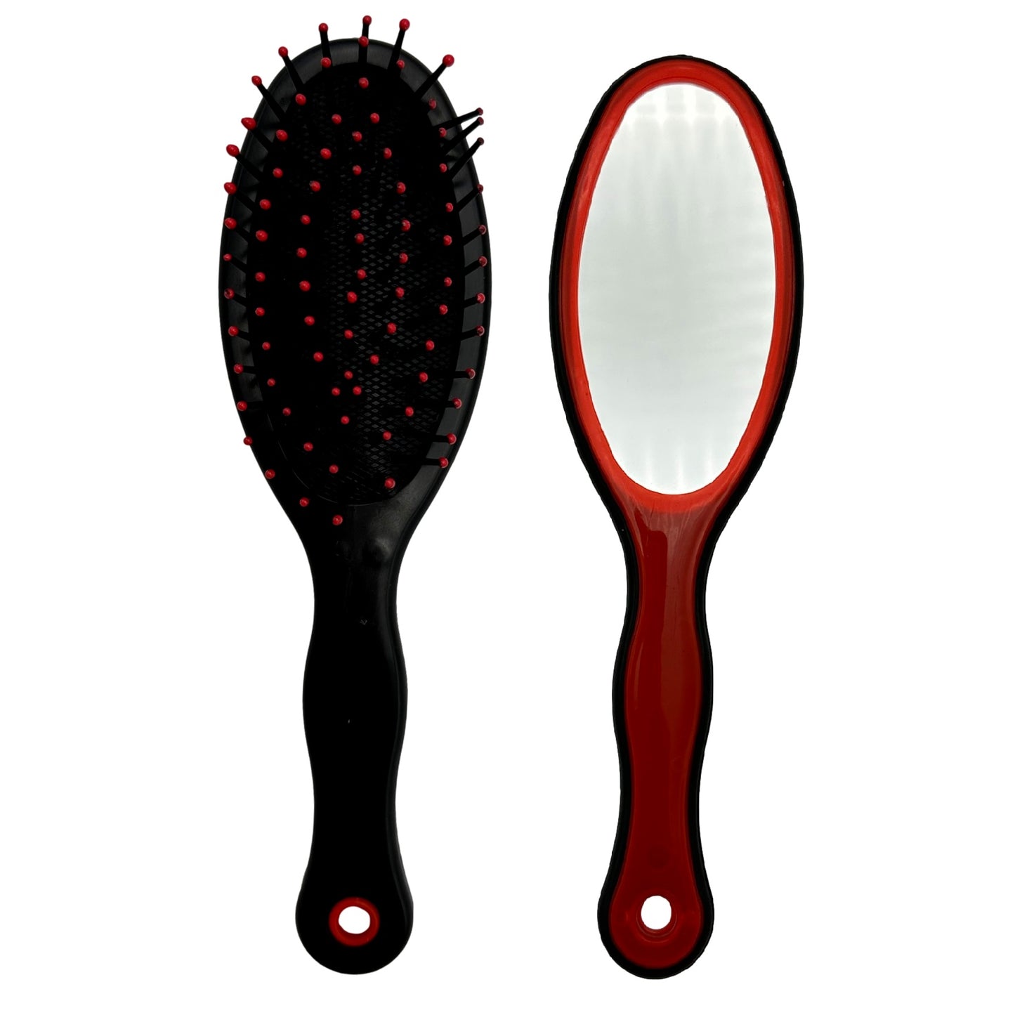 HAIR BRUSH WITH MIRROR ASSORTED