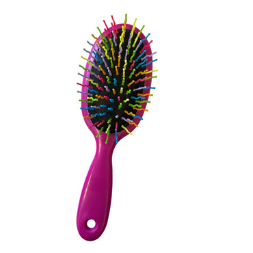 RAINBOW OVAL PADDLE HAIR BRUSH