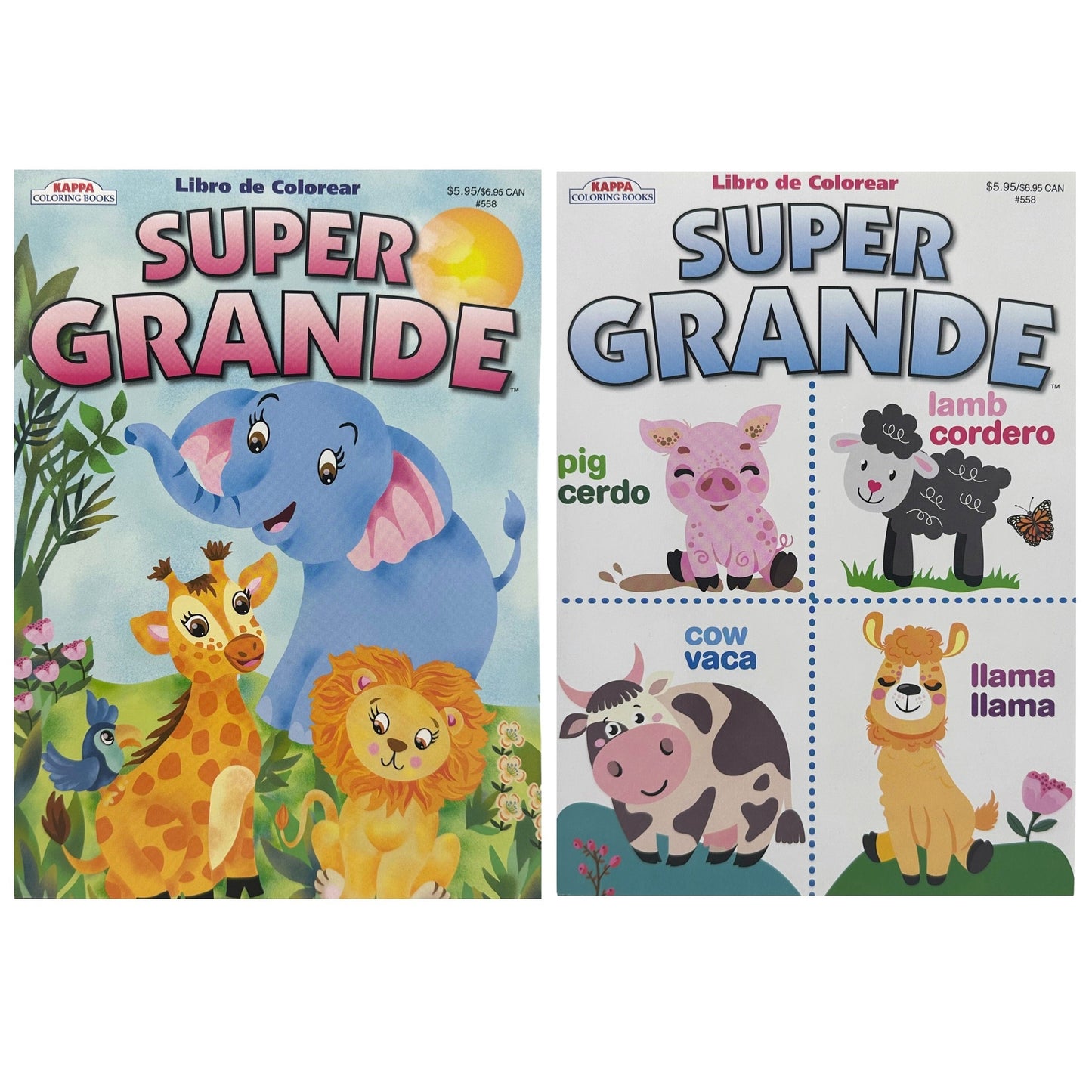 SUPER GRANDE SERIES COLORING BOOK ASSORTED