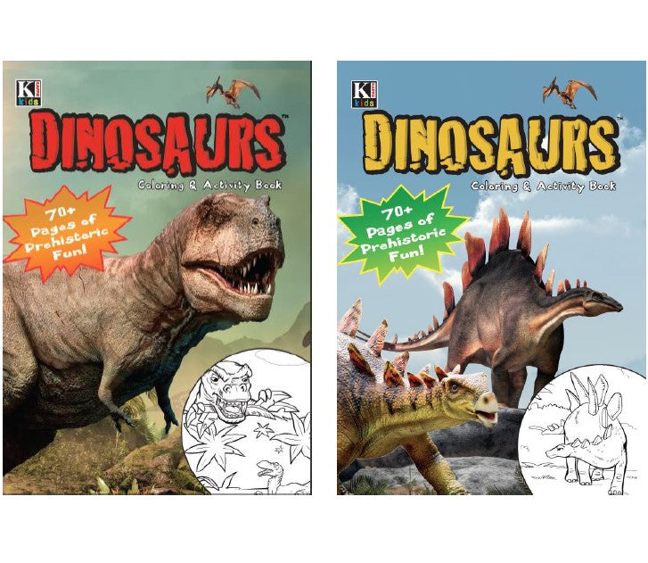 DINOSAURS COLORING BOOK ASSORTED