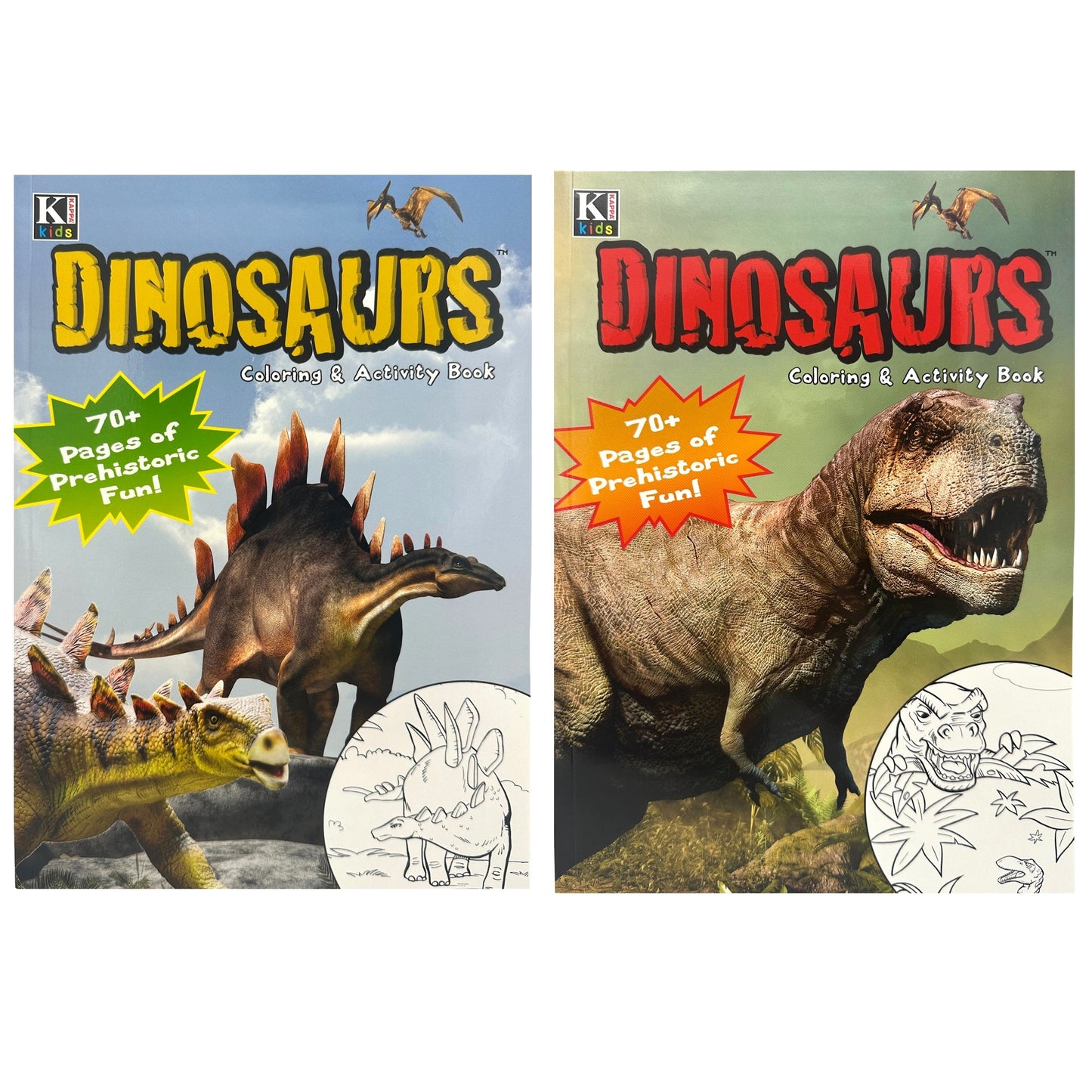 DINOSAURS COLORING BOOK ASSORTED