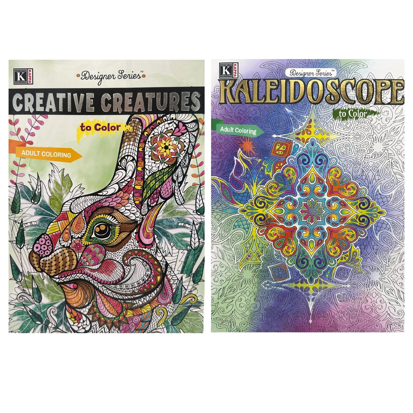 DESIGNER SERIES 2 COLORING BOOK ASSORTED
