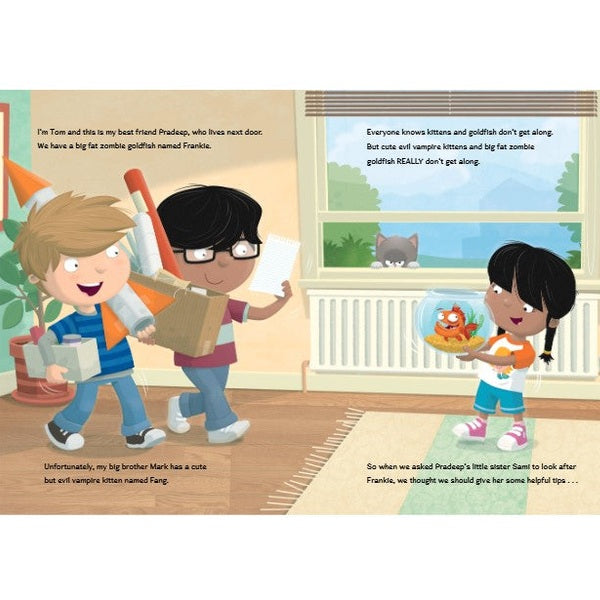 THE FANTASTIC FISHSITTER HARDCOVER STORY BOOK