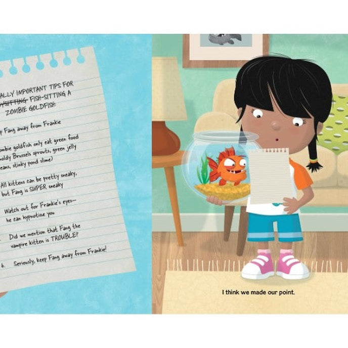 THE FANTASTIC FISHSITTER HARDCOVER STORY BOOK