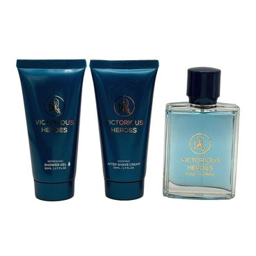 BOY'S 3 PC BATH & BODY GIFT SET - VICTORIOUS HEROES